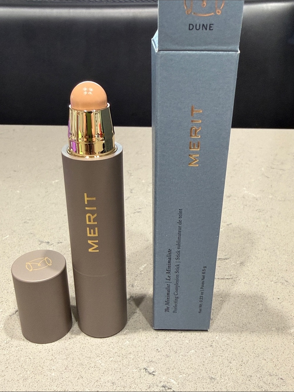 Merit Minimalist Perfecting Complexion Stick — Dune, new/unused